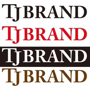 T.Jのダイカットステッカー 限定特価 クリアランスsale!期間限定! TJ BRAND Cutting Sticker Basic logo